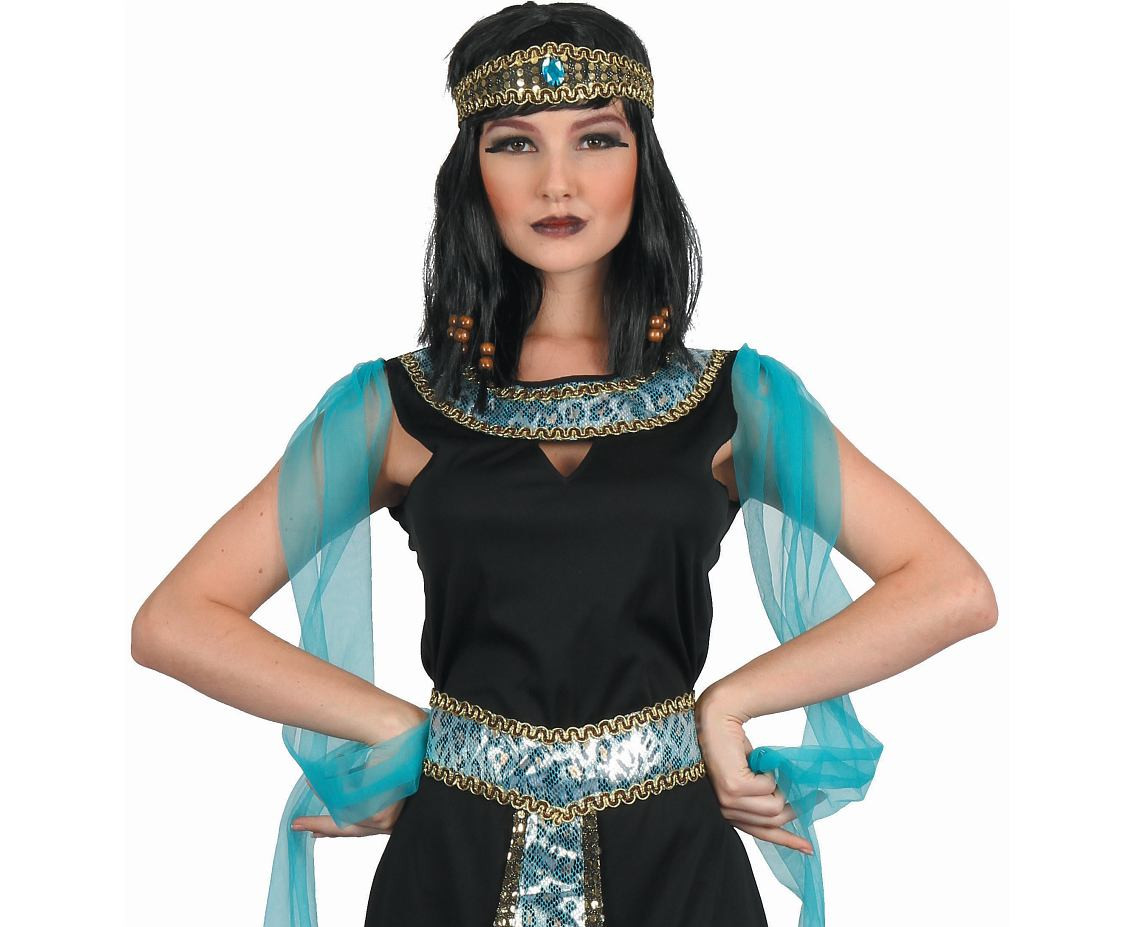 Role play-set for adult Egyptian Queen (dress, headpiece, belt), size M